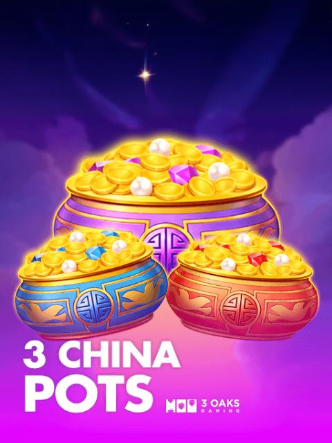 3 China Pots
