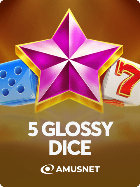 5 Glossy Dice