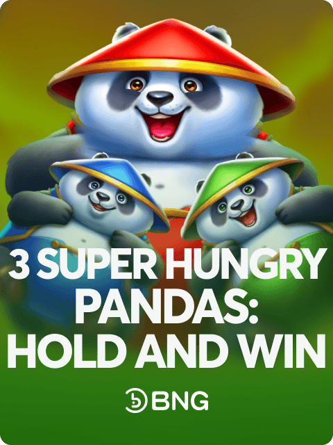 3 Super Hungry Pandas: Hold and Win