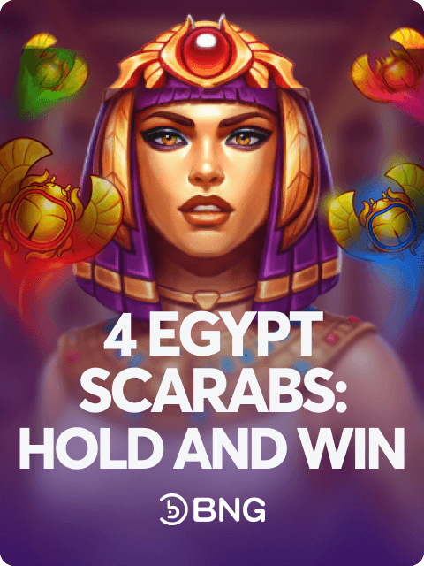 4 Egypt Scarabs: Hold and Win