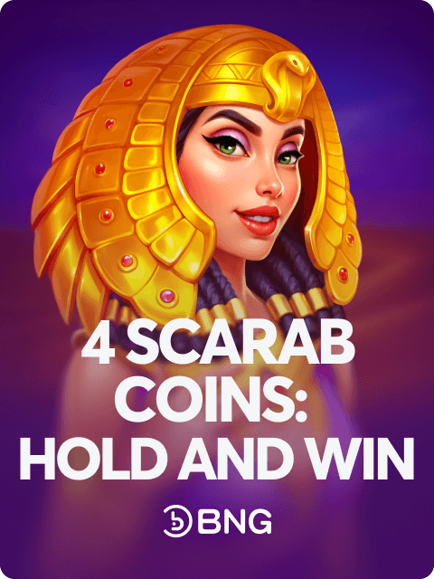 4 Scarab Coins: Hold and Win