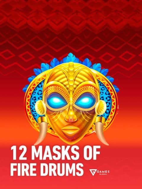 12 Masks of Fire Drums