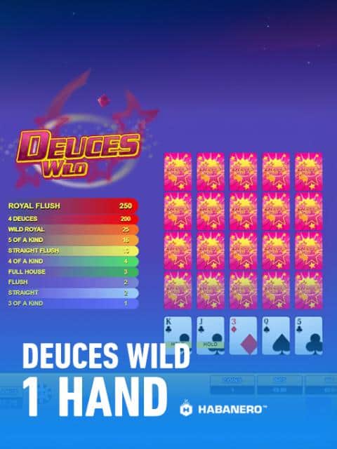 Deuces Wild 1 Hand