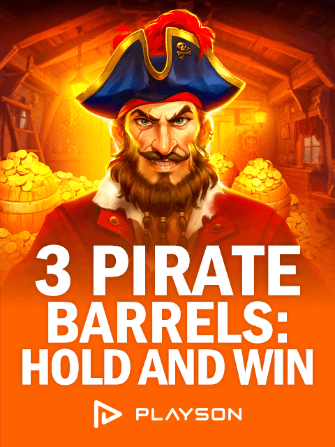 3 Pirate Barrels: Hold and Win