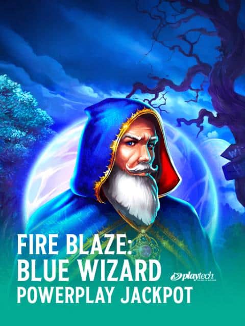 Fire Blaze: Blue Wizard PowerPlay Jackpot