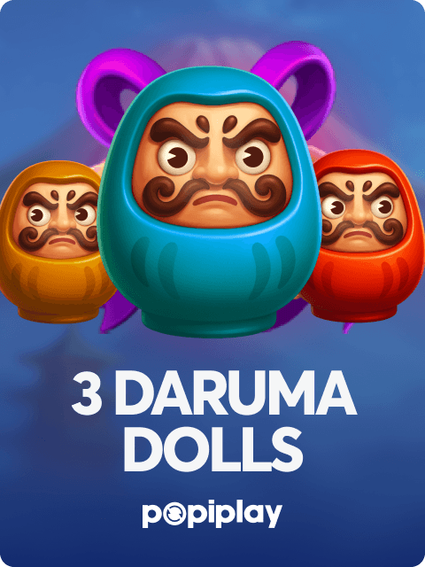 3 Daruma Dolls